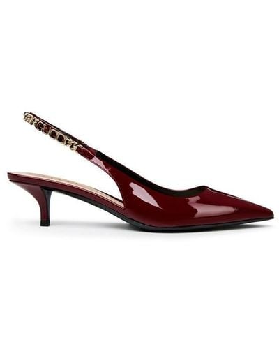 Gucci Signoria Slingback Court Shoes - Red