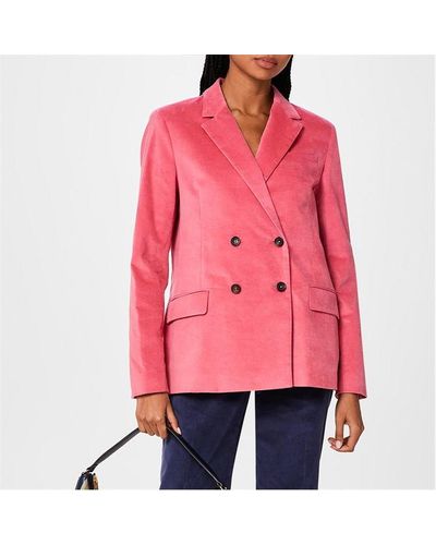 PS by Paul Smith Double Breasted Blazer - Pink
