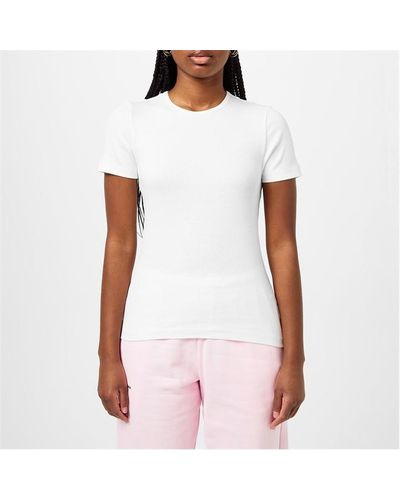 PANGAIA Lightweight Rib T-shirt - White