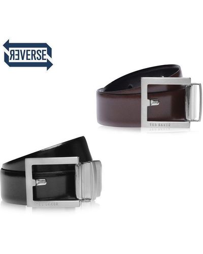 Ted Baker Reversible Fix Belt - Black