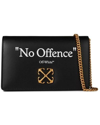 Off-White c/o Virgil Abloh Jitney 0.5 Quote Wallet On Chain - Black