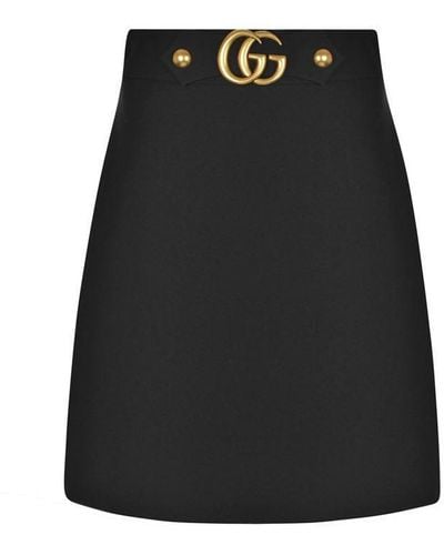 Gucci Gg Skirt - Black