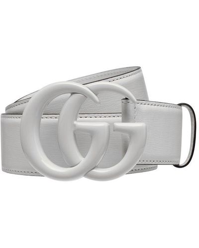 Gucci Marmont Mono Belt - Grey