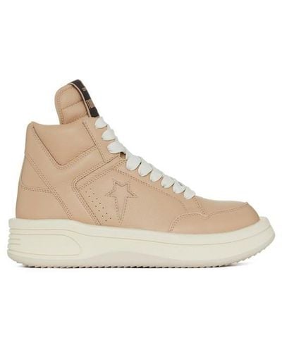 Rick Owens Drkshdw Turbowpn X Converse Trainers - Natural
