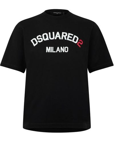 DSquared² Loose Fit Tee - Black