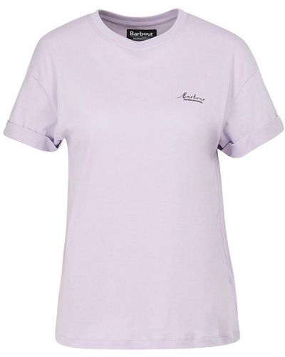 Barbour Alonso T-shirt - Purple
