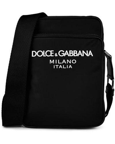Dolce & Gabbana Dg Nylon Cross Sn42 - Black