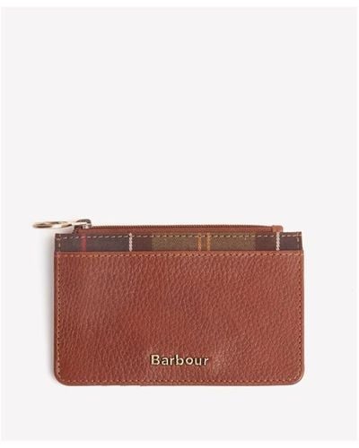 Barbour Laire Card Holder - Red
