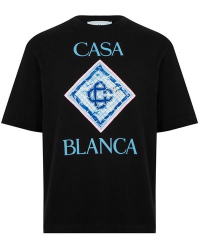 Casablanca Tennis Club T-shirt - Black