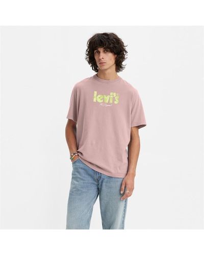 Levi's Varsity Circle T-shirt - Pink