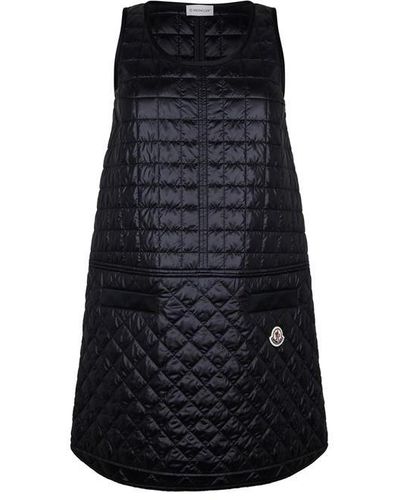 Moncler Quilt Dress Ld44 - Black
