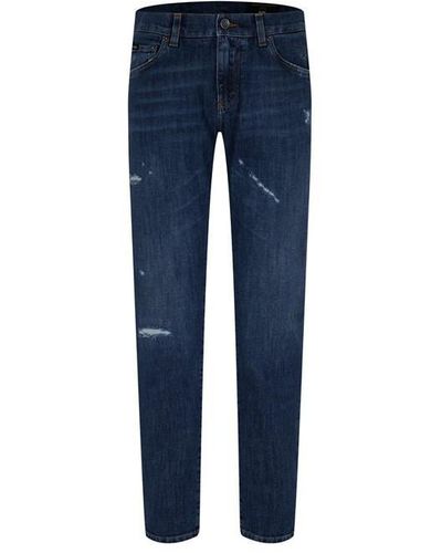 Dolce & Gabbana Dg Slim Jeans Sn43 - Blue