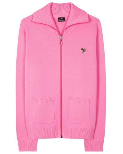 PS by Paul Smith Ps Zebra Cardi Ld42 - Pink