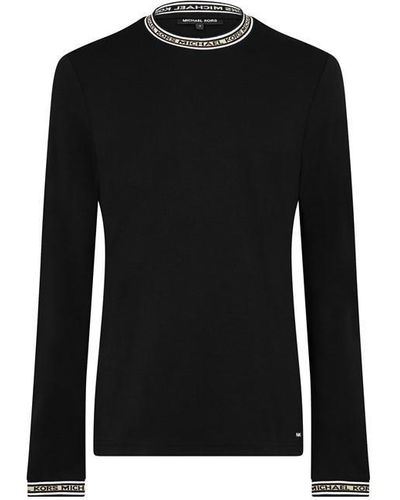 Michael Kors Fkr Tape Long Sleeve T-shirt - Black