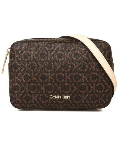 Calvin Klein Camera Cross Body Bag - Brown