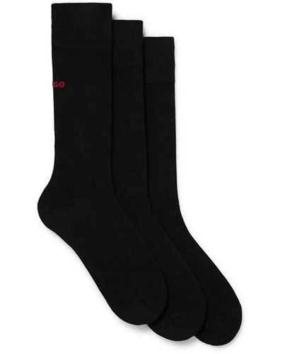 HUGO 3 Pack Uni Socks - Black