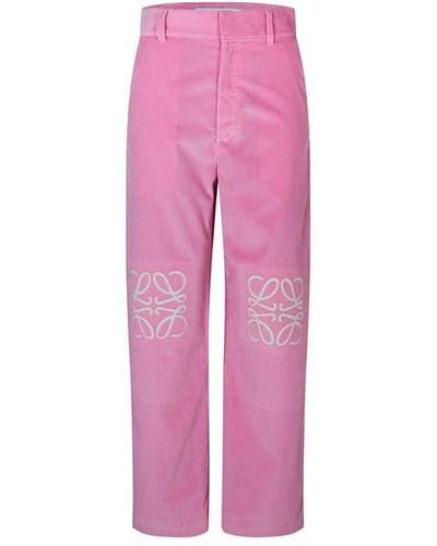 Loewe Anagram Baggy Trousers - Pink