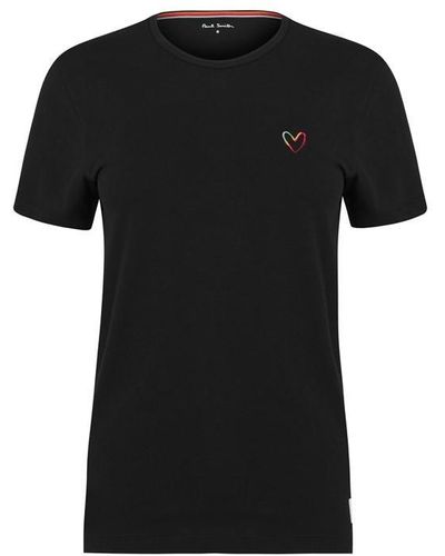 Paul Smith Swirl T Shirt - Black