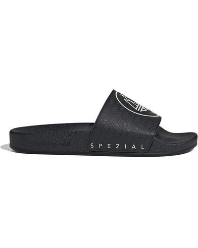 adidas Originals Spezial Adilette Slides - Black