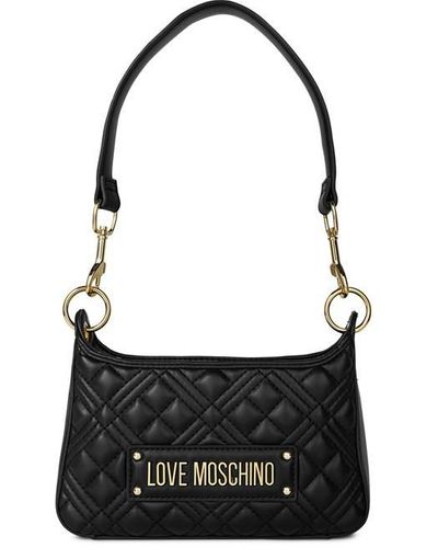 Love Moschino Lm Quilt Hobo Ld05 - Black