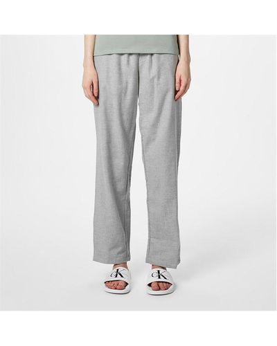 Calvin Klein Flannel Pyjama Bottoms - Grey