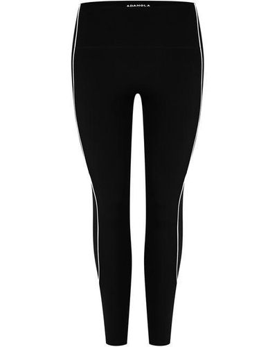 ADANOLA Ultimate Mico Piping leggings - Black