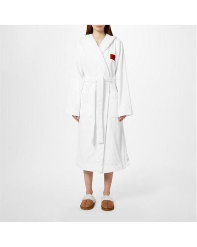 HUGO Towel Robe - White