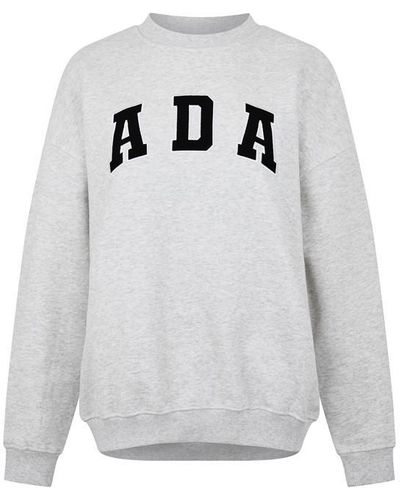 ADANOLA Ada Oversized Sweatshirt - Grey