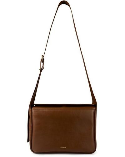 Jil Sander Jsr Sm Flp Msngr Ld42 - Brown