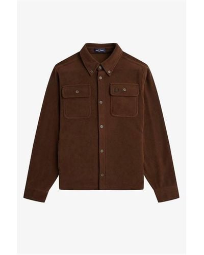 Fred Perry Fred Fleece Os Sn41 - Brown