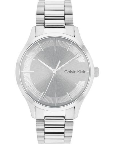 Calvin Klein Ladies Bracelet Watch - Metallic