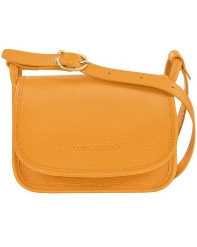 Longchamp Le Foulonne Crossbody Bag - Orange