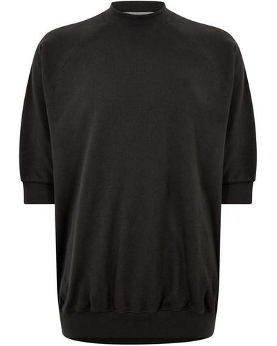 Fear Of God Short Sleeve Sweatshirt - Black