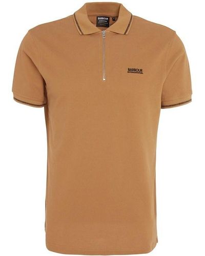 Barbour Dean Polo Shirt - Brown