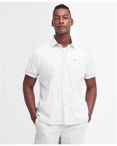 Barbour Horsehill Regular Short Sleeve Shirt - White