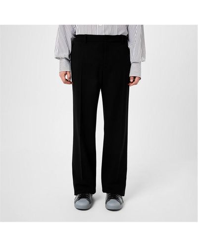 Dolce & Gabbana Dg Wool Trousers Sn43 - Black