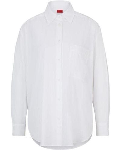 HUGO The Oversize Shirt 10251197 01 - White