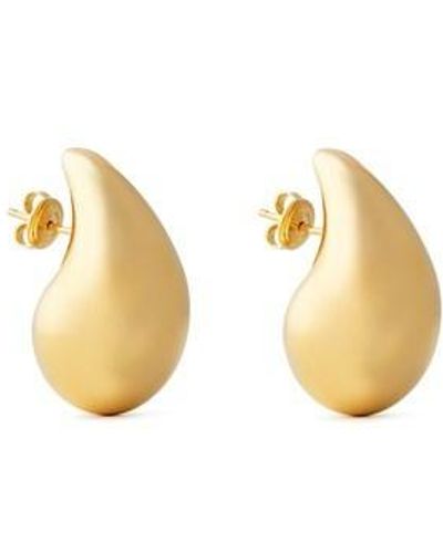 Bottega Veneta Small Drop Earrings - Metallic