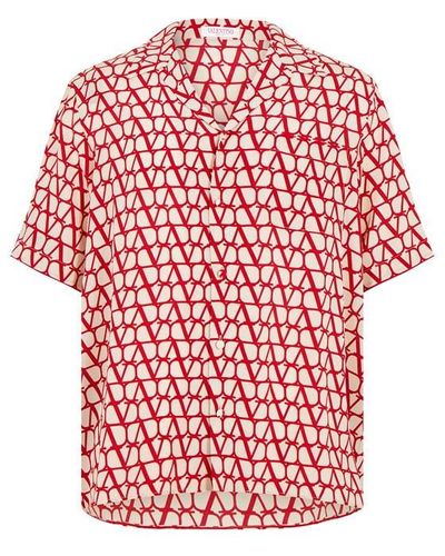 Valentino Toile Iconographe Shirt - Red