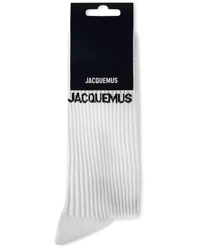 Jacquemus Logo Socks Sn34 - Blue