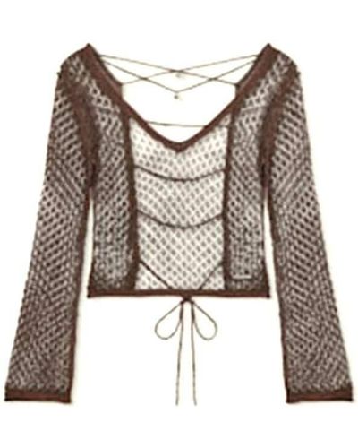 House Of Sunny Hos Armour Knit Ld41 - Brown