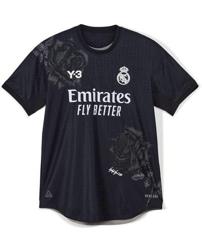 Y-3 X Real Madrid Goalkeeper Fourth Shirt 2023 2024 - Blue