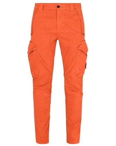 C.P. Company Raso Ergonomic Fit Cargo Trousers - Orange