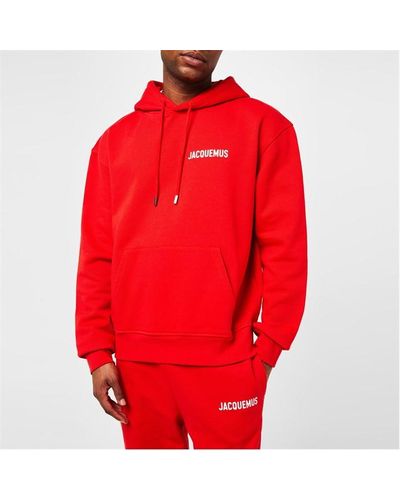 Jacquemus Le Hooded Sweatshirt - Red