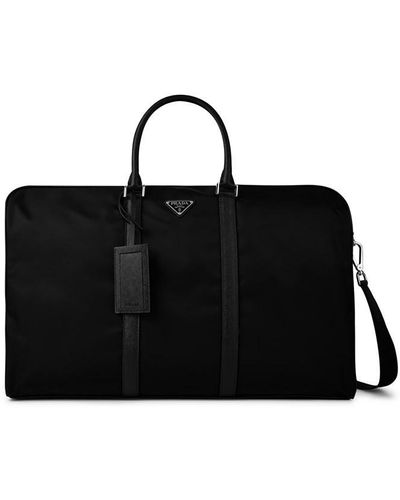 Prada Re-Nylon and Saffiano leather duffel bag