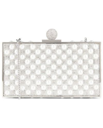 Sophia Webster Clara Crystal Box Bag - White