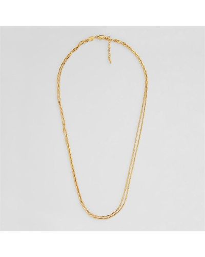 Missoma Savi Vintage Double Chain Necklace - Metallic