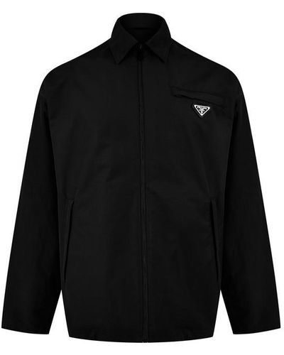 Prada Technical Poplin Jacket - Black