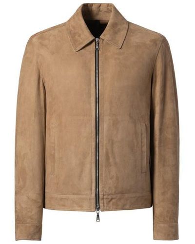 Tagliatore Ttl Leather Jkt Sn42 - Brown