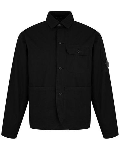 C.P. Company Cp Gab Shirt Sn42 - Black